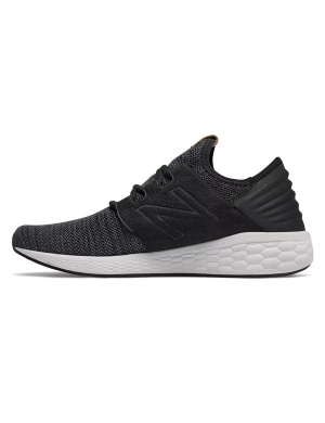 New Balance Men's Fresh Foam Cruz V2 Knit - Black/White